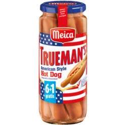 6+1 Trueman's American Style Hot Dog 540G